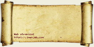 Velislava Avramović vizit kartica